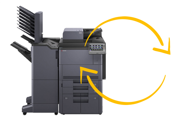 Замена тонера на монохромных МФУ Kyocera TASKalfa 7003i/8003i/9003i