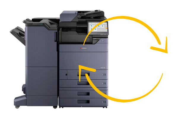 Замена тонера на монохромных МФУ Kyocera TASKalfa 4004i/5004i/6004i/7004i