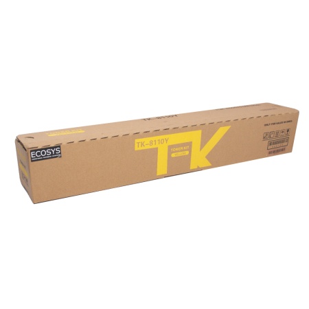 Тонер-картридж CACTUS CS-TK8110Y (TK-8110Y) / желтый (yellow) / совместимый / ~ 6 000 стр.