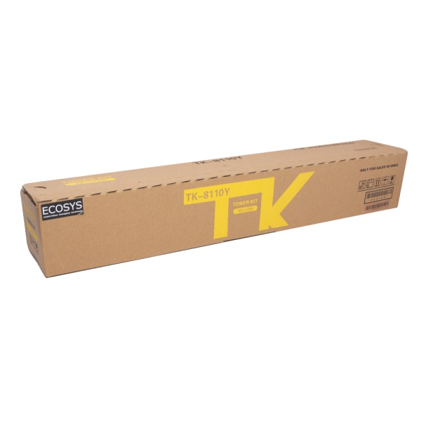 Тонер-картридж CACTUS CS-TK8110Y (TK-8110Y) / желтый (yellow) / совместимый / ~ 6 000 стр.
