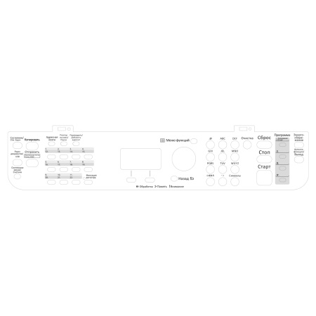 Накладка на панель управления МФУ Kyocera ECOSYS MA4500x (русский язык)