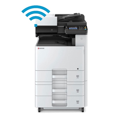 МФУ Kyocera ECOSYS M8130cidn с лотком для бумаги и модулем Wi-Fi